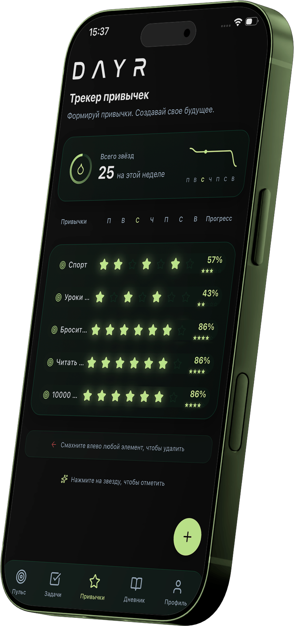 DAYR App Interface